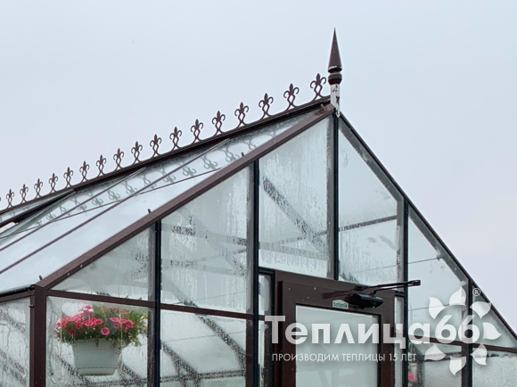 Завершение декоративного навершия для теплиц botanik